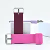 РЕМІНЕЦЬ SILICONE METAL CLAPS 22MM, ЧЕРВОНИЙ WINE