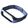РЕМІНЕЦЬ ДЛЯ XIAOMI MI BAND 3, 4, 5, 6 3-BEAD METAL BAND, СІРИЙ