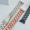 РЕМІНЕЦЬ ДЛЯ XIAOMI MI BAND 8, 9, 10 3-BEAD METAL BAND, ЧОРНИЙ