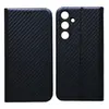 ЧЕХОЛ-КНИЖКА CARBONE ДЛЯ SAMSUNG S24 FE DARK СИНІЙ