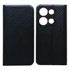 ЧЕХОЛ-КНИЖКА CARBONE ДЛЯ REDMI NOTE 14S DARK СИНІЙ