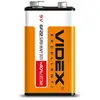 БАТАРЕЙКА VIDEX 6F22, 9V SHRINK 1 SUPER HEVY DUTY КРОНА (24, 480)
