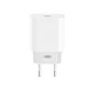 МЕРЕЖЕВИЙ ЗАРЯДНИЙ ПРИСТРІЙ XO L129 EU 20W PD FAST CHARGER, БІЛИЙ