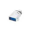АДАПТЕР OTG XO NB256A USB-A FEMALE TO LIGHTNING (WITH LANYARD), БІЛИЙ