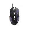 КОМПЮТЕРНА МИШКА XO M10 GAMING MECHANICAL 6-BUTTON LIGHT EMITTING WIRED MOUSE, ЧОРНИЙ