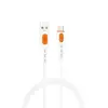 КАБЕЛЬ XO NB280 JIAN YAN SERIES MICRO DATA CABLE 1M 3A, БІЛИЙ