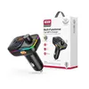 FM МОДУЛЯТОР XO BCC09 SMART BLUETOOTH MP3 WITH TF CARD SLOT +PD 25W, ЧОРНИЙ