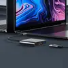 ХАБ HUB XO HUB011 3IN1 TYPE-C MULTIFUNCTIONAL DOCKING STATION МАТОВА