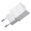 МЕРЕЖЕВИЙ ЗАРЯДНИЙ ПРИСТРІЙ BASEUS PALM FAST CHARGER 1C 20W + CABLE TYPE-C TO TYPE-C, БІЛИЙ P10111602213-01