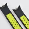 РЕМІНЕЦЬ ДЛЯ XIAOMI MI BAND 8, 9, 10 SPORT, ЧОРНИЙ ЗЕЛЕНИЙ