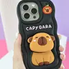 ЧОХОЛ CAPYBARA ДЛЯ IPHONE 13 PRO, 14 PRO, 15 PRO HOT РОЖЕВИЙ