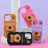 ЧОХОЛ CAPYBARA ДЛЯ IPHONE 13, 14, 15 BROWN