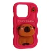 ЧОХОЛ CAPYBARA ДЛЯ IPHONE 13, 14, 15 HOT РОЖЕВИЙ