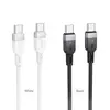 КАБЕЛЬ PD HOCO X109 ENERGY 60W SILICONE CHARGING DATA CABLE TYPE-C TO TYPE-C 60W, 1M, БІЛИЙ