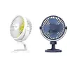 ВЕНТИЛЯТОР XO MF78 4-INCH DESKTOP, BRACKET ADJUSTABLE ANGLE FAN 1200MAH СИНІЙ