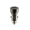 АВТОМОБІЛЬНИЙ ЗАРЯДНИЙ ПРИСТРІЙ XO CC60 SMART TRANSPARENT CAR CHARGER A30W+C30W, SIMULTANEOUS 60W, ЧОРНИЙ