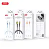 КАБЕЛЬ XO NB280 JIAN YAN SERIES MICRO DATA CABLE 1M 3A, ЧОРНИЙ