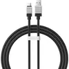 КАБЕЛЬ BASEUS COOLPLAY SERIES FAST CHARGING CABLE USB-A TO TYPE-C 100W 1M, ЧОРНИЙ CAKW000601