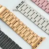 РЕМІНЕЦЬ ДЛЯ APPLE WATCH 3-BEAD METAL BAND 38, 40MM РОЖЕВИЙ GOLD