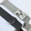 РЕМІНЕЦЬ ДЛЯ APPLE WATCH NEW MILANESE LOOP CLAPS BOX 42, 44, 45, 46, 49, ЧОРНИЙ