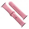 РЕМІНЕЦЬ ДЛЯ APPLE WATCH SILICONE 42, 44, 45, 46, 49 2IN1 (6) LILGHT РОЖЕВИЙ