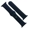 РЕМІНЕЦЬ ДЛЯ APPLE WATCH SILICONE 42, 44, 45, 46, 49 2IN1 (8) MIDNIGHT СИНІЙ