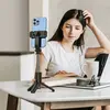 СЕЛФІ-ПАЛИЦЯ ТРИПОД HOCO K17 FIGURE MINI LIVE BROADCAST STAND 0,75M, ЧОРНИЙ
