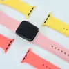 РЕМІНЕЦЬ ДЛЯ APPLE WATCH SILICONE 42, 44, 45, 46, 49 2IN1 (55) CANARY ЖОВТИЙ