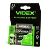 БАТАРЕЙКА VIDEX LR06 (AA) BOX 4ШТ (40, 720), (1894)