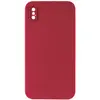 MR4_142652 Чохол silicone case full camera square side copy для iphone xs rose 