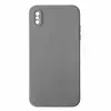 MR4_142661 Чохол silicone case full camera square side copy для iphone xs, сірий 