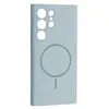 MR4_142820 Чохол silicone case luxury magsafe для samsung s24 ultra sky синій 