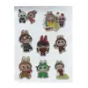 НАБІР НАКЛЕЙОК 3D STICKERS LABUBU 4