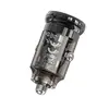 АВТОМОБІЛЬНИЙ ЗАРЯДНИЙ ПРИСТРІЙ HOCO Z53A VISION PD30W, QC3.0, TRANSPARENT, ЧОРНИЙ