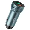АВТОМОБІЛЬНИЙ ЗАРЯДНИЙ ПРИСТРІЙ HOCO Z49B LEVEL PD38W (1C1A) CAR CHARGER METAL, СІРИЙ