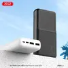 ЗОВНІШНІЙ АКУМУЛЯТОР POWER BANK XO PR252 LIGHTED MOBILE POWER 20 000MAH, ЧОРНИЙ