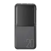 MR4_142578 Зовнішній акумулятор power bank xo pr252 lighted mobile power 20 000mah, чорний 