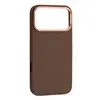 MR4_143189 Чохол kevlar style magsafe для iphone 17 pro brown 
