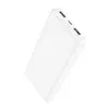 ЗОВНІШНІЙ АКУМУЛЯТОР POWER BANK HOCO J100 HIGH-RANKING POWER BANK 10 000MAH, БІЛИЙ