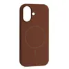 MR4_143252 Чохол silicone case with magsafe для iphone 17 new brown 