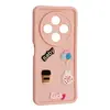 MR4_143433 Чохол happy для redmi 14c, а4, poco c75 light рожевий 