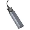 КОРПУС ДЛЯ ЗОВНІШНЬОГО SSD ДИСКУ HOCO HB47 M.2 SSD ENCLOSURE (USB-A3.1, 6GBPS), СІРИЙ