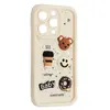ЧОХОЛ HAPPY DONUT CASE ДЛЯ IPHONE 16 PRO, БІЛИЙ