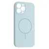 MR4_143662 Чохол silicone case full camera fine ring magsafe для iphone 15 pro max new sky синій 