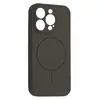 MR4_143661 Чохол silicone case full camera fine ring magsafe для iphone 15 pro max clay 