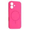 ЧОХОЛ SILICONE CASE FULL CAMERA FINE RING MAGSAFE ДЛЯ IPHONE 16 FIREFLY