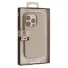 ЧОХОЛ DULERO METAL LEATHER MAGSAFE CASE ДЛЯ IPHONE 16 PRO MAX СИНІЙ