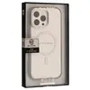 ЧОХОЛ DULERO METAL CLEAR MAGSAFE CASE ДЛЯ IPHONE 15 PRO, СІРИЙ