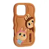 MR4_143854 Чохол labubu case для iphone 16 pro max brown 