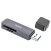 КАРТРИДЕР HOCO HB45 SPIRIT 2IN1 USB 2.0 CARD READER, СІРИЙ